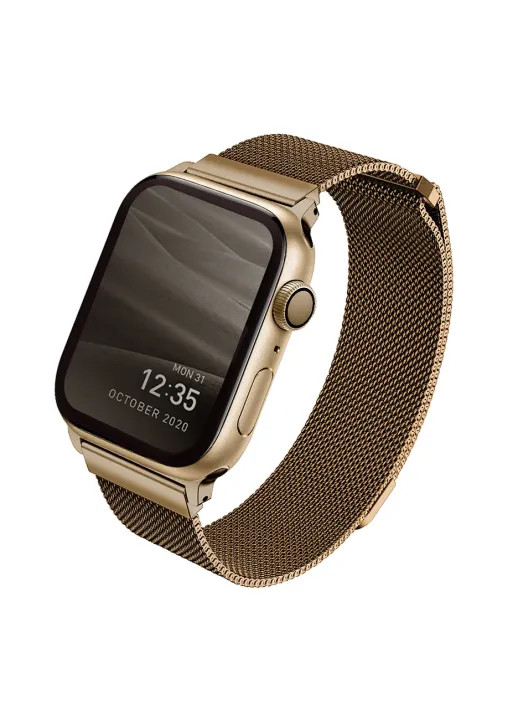 Uniq Dante Apple Watch Series 4 Mesh Steel Strap 44Mm Sterling(Silver)