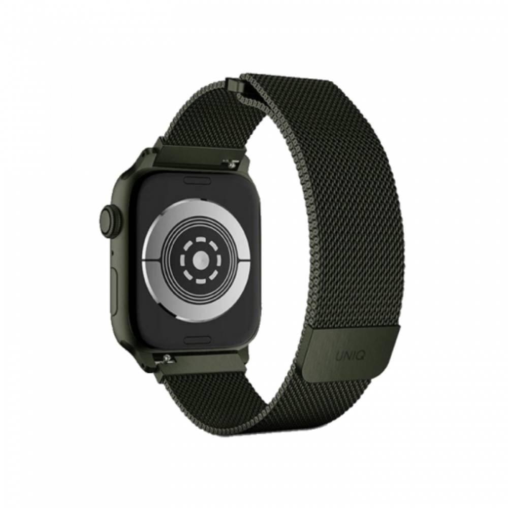 Uniq Dante Apple Watch Mesh Steel Strap 45/44/42 Mm - Hunter (Green)