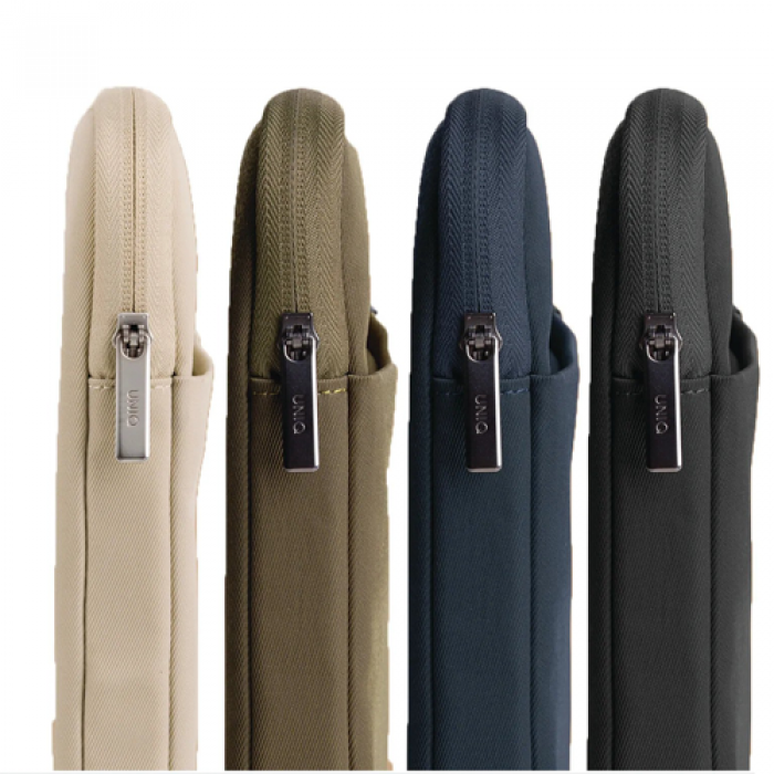 Uniq Bergen Protective Nylon Laptop Sleeve (Up To 14) - Ivory Beige (Ivory Beige)