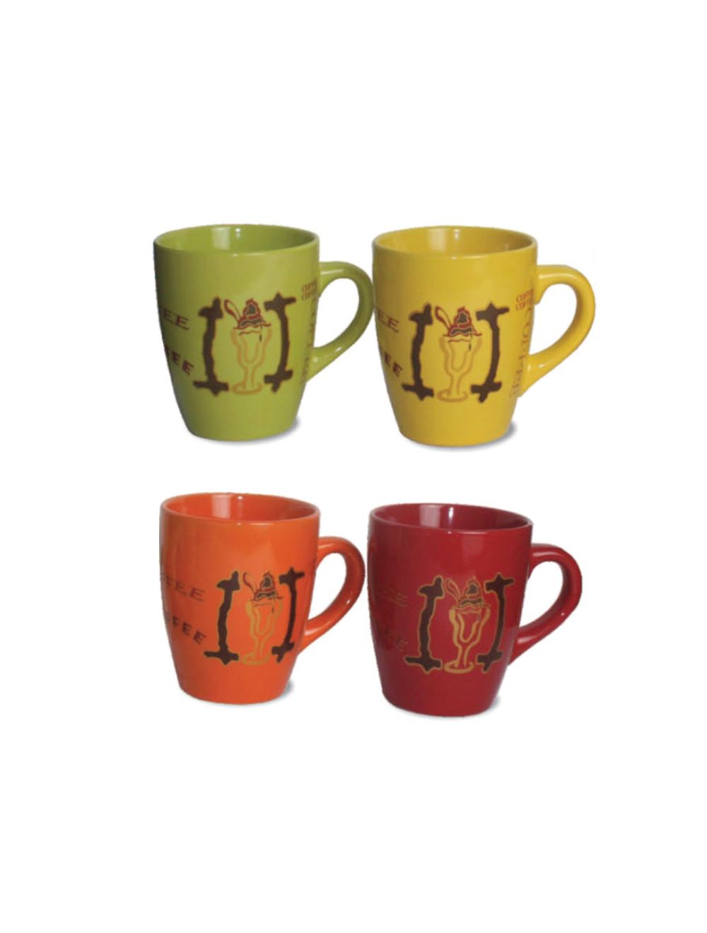 Royalford 9Cm Ss Rainbow Mug1X100