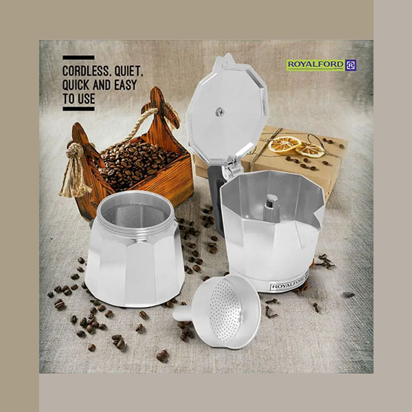 Royalford Golden French Press/Coffeemaker 1.0L1X12