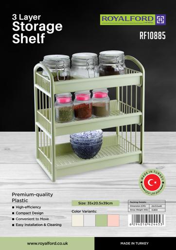 Royalford 3Layer Storage Cabin1X1