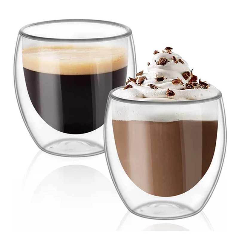 Royalford Brs 2Pc Double Wall Cup Set 250Ml1X24 Royalford Brs 2Pc Double Wall Cup Set 250Ml1X24