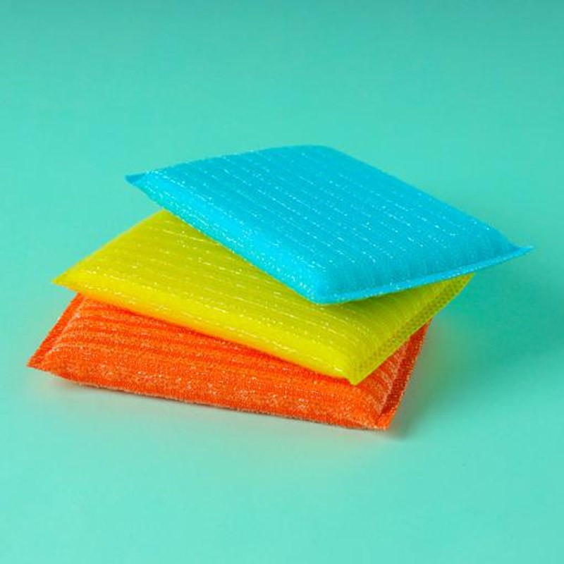 Royalford 3Pc Mesh Cleaning Sponge1X144