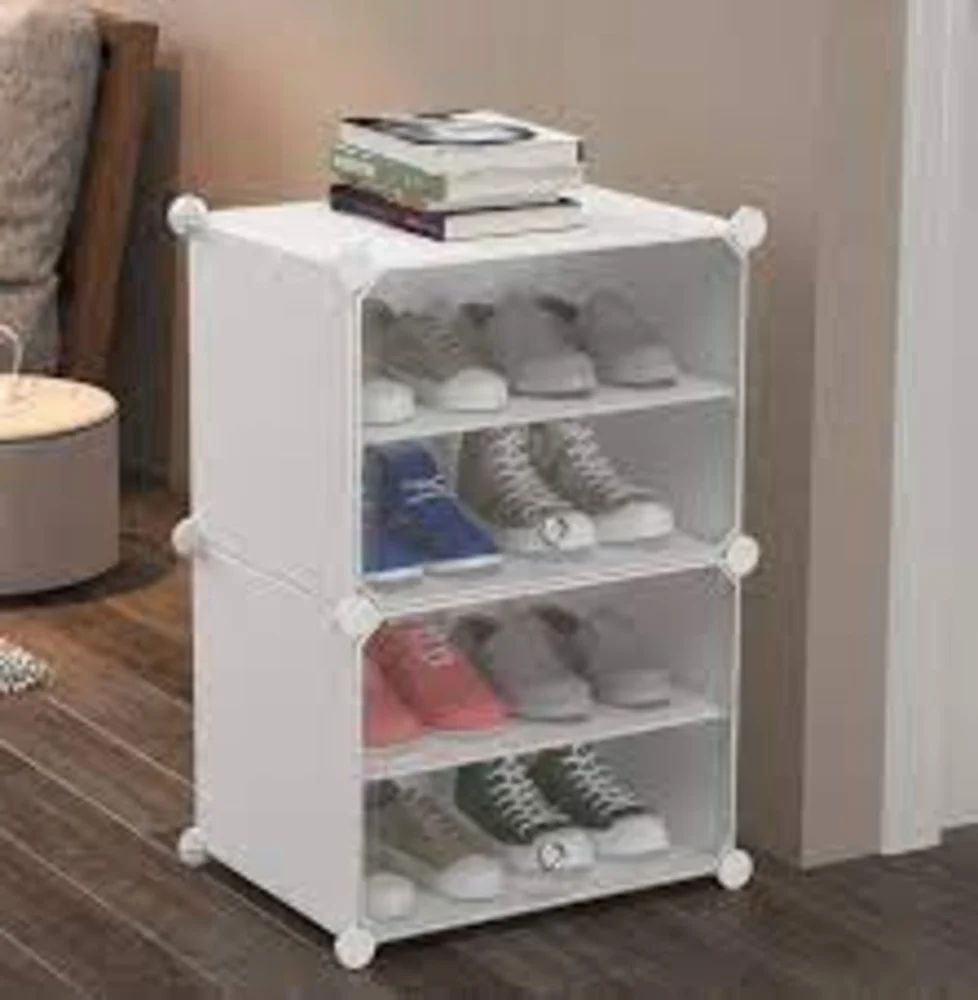 Royalford 5Layer Plastic Shoe Rack1X8