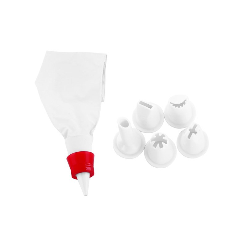 Royalford Icing Pvc Bag W/Nozzles 1X72