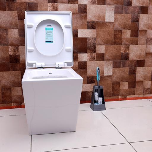 Royalford Toilet Brush/Orange+Black1X24