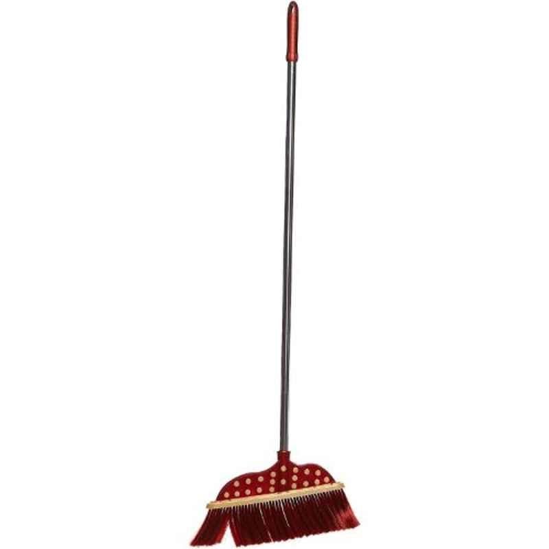 Royalford Broom With Stick(Orange+Black)1X28