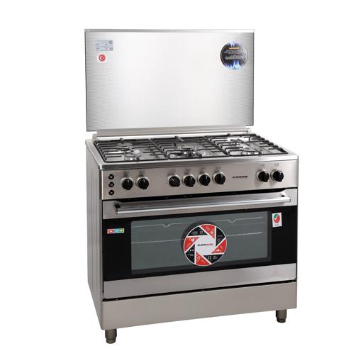 Olsenmark 90X60 S/S Standing 5 Gas Oven1X1
