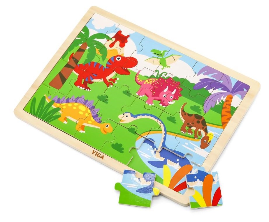 Viga 24 Pcs Puzzle - Dinosaurs