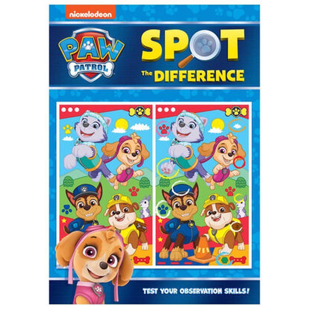 Alligator Paw Patrol Spot The Difference Book