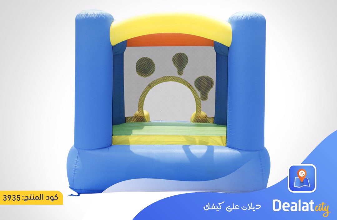 Happy Hop Hp Hot Air Balloon Slide And Hoop Bouncer