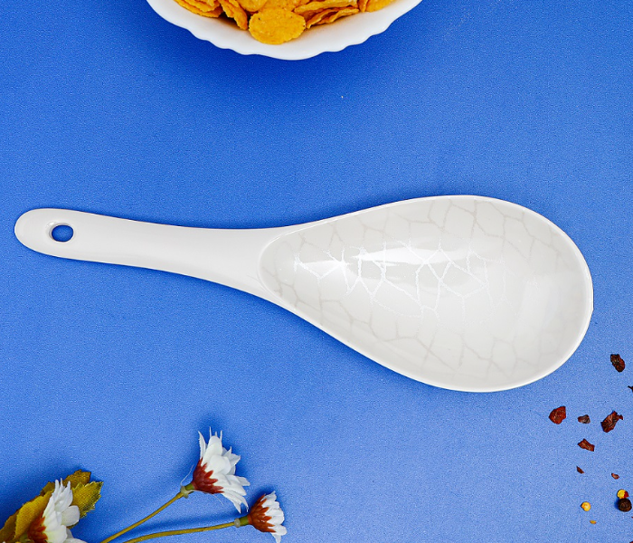 Royalford Rice Spoon (White Pearl) 1X100