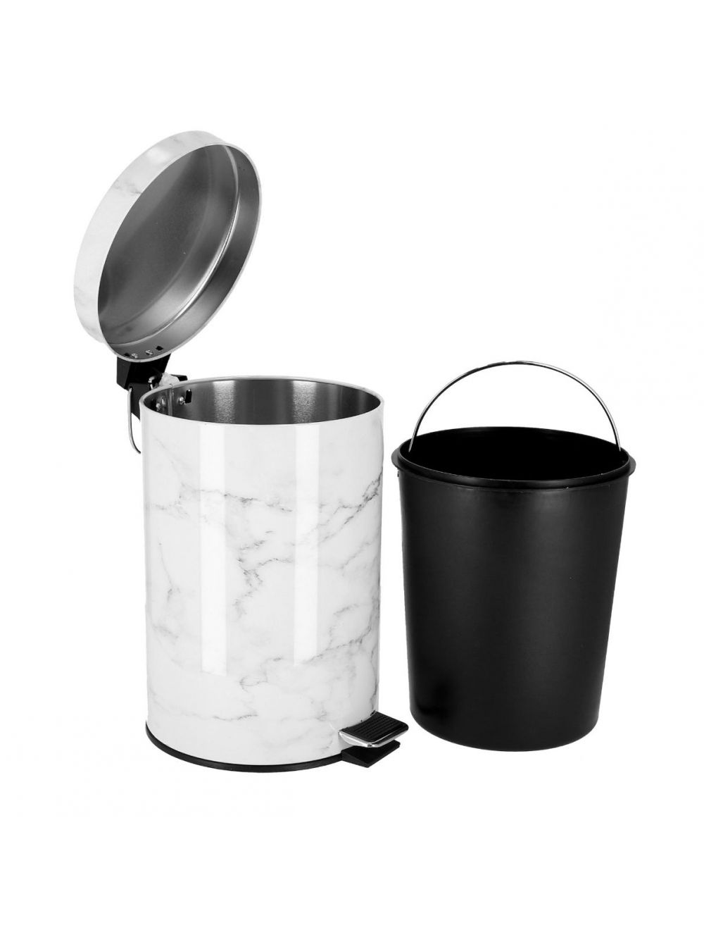Royalford 5Ltr Marble Design Dust Bin 1X6