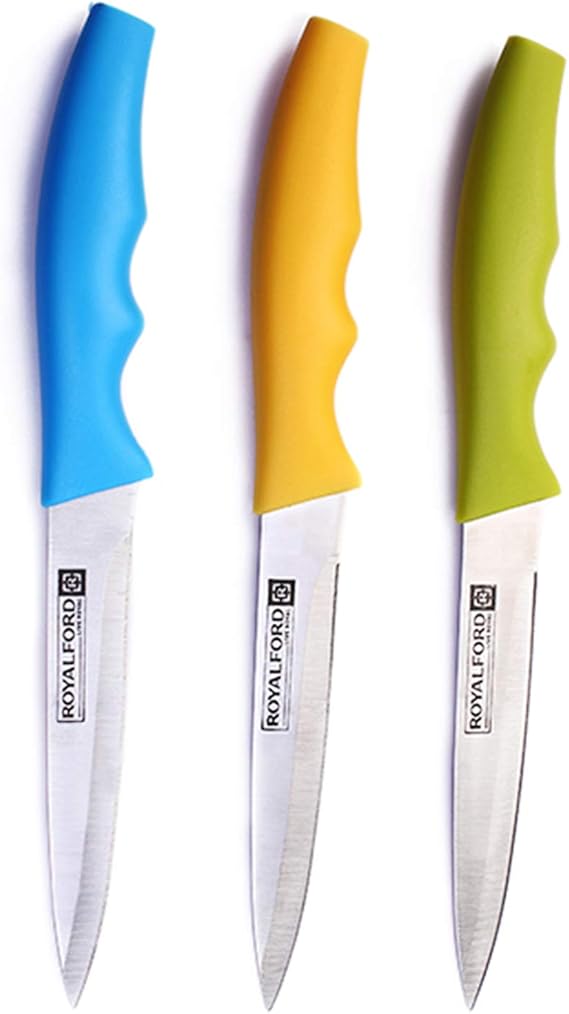 Royalford 12Pc Fruit Knife Set 1X50