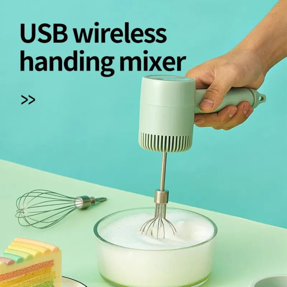 USB Charging 3 in 1 Hand Mixer/Blender