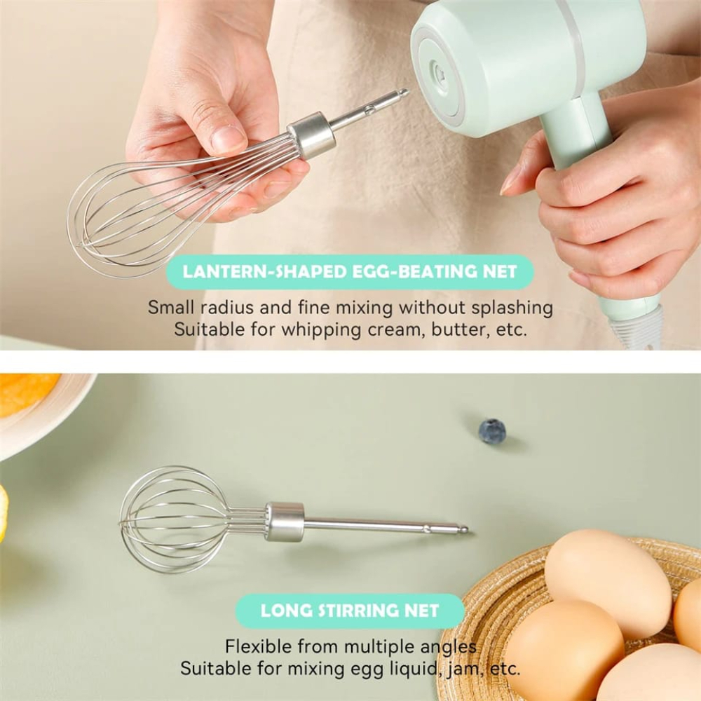 USB Charging 3 in 1 Hand Mixer/Blender