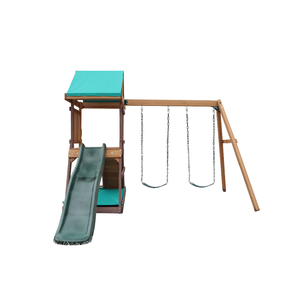 Mountpeak - Matterhorn Swing Set & Playhouse Mountpeak - Matterhorn Swing Set & Playhouse