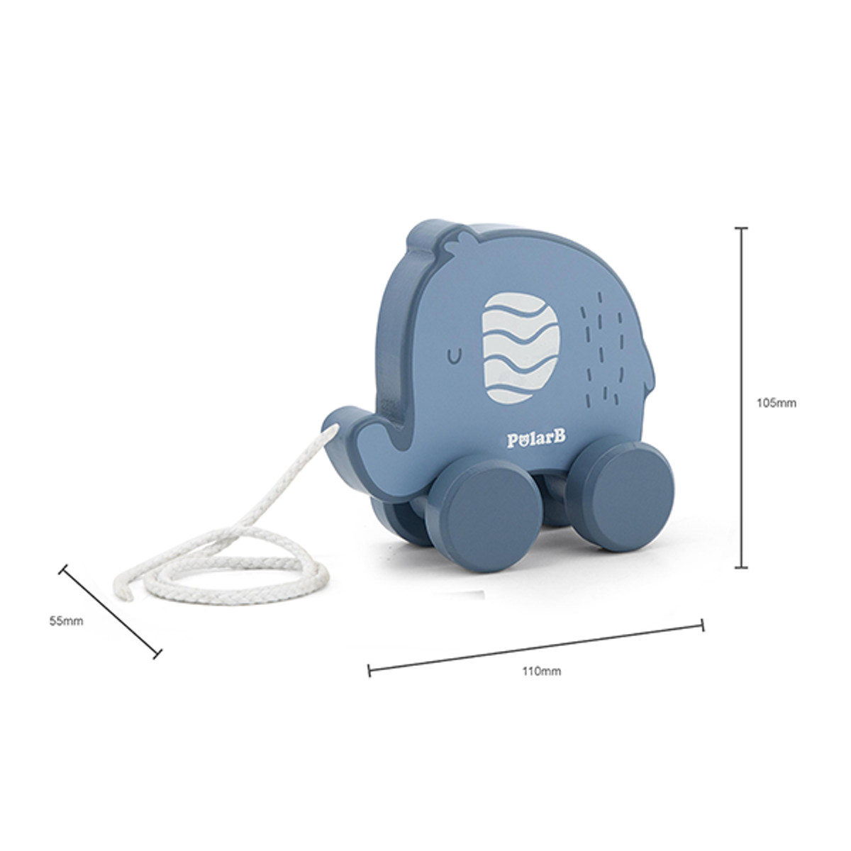 PolarB Pull Along - Fox