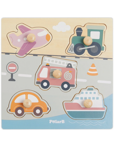 PolarB Flat Puzzle -Transportation