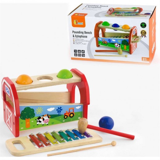 VIGA Pounding Bench & Xylophone