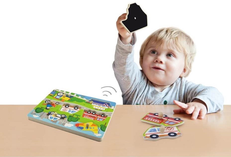 VIGA Sound Puzzle - Transportation