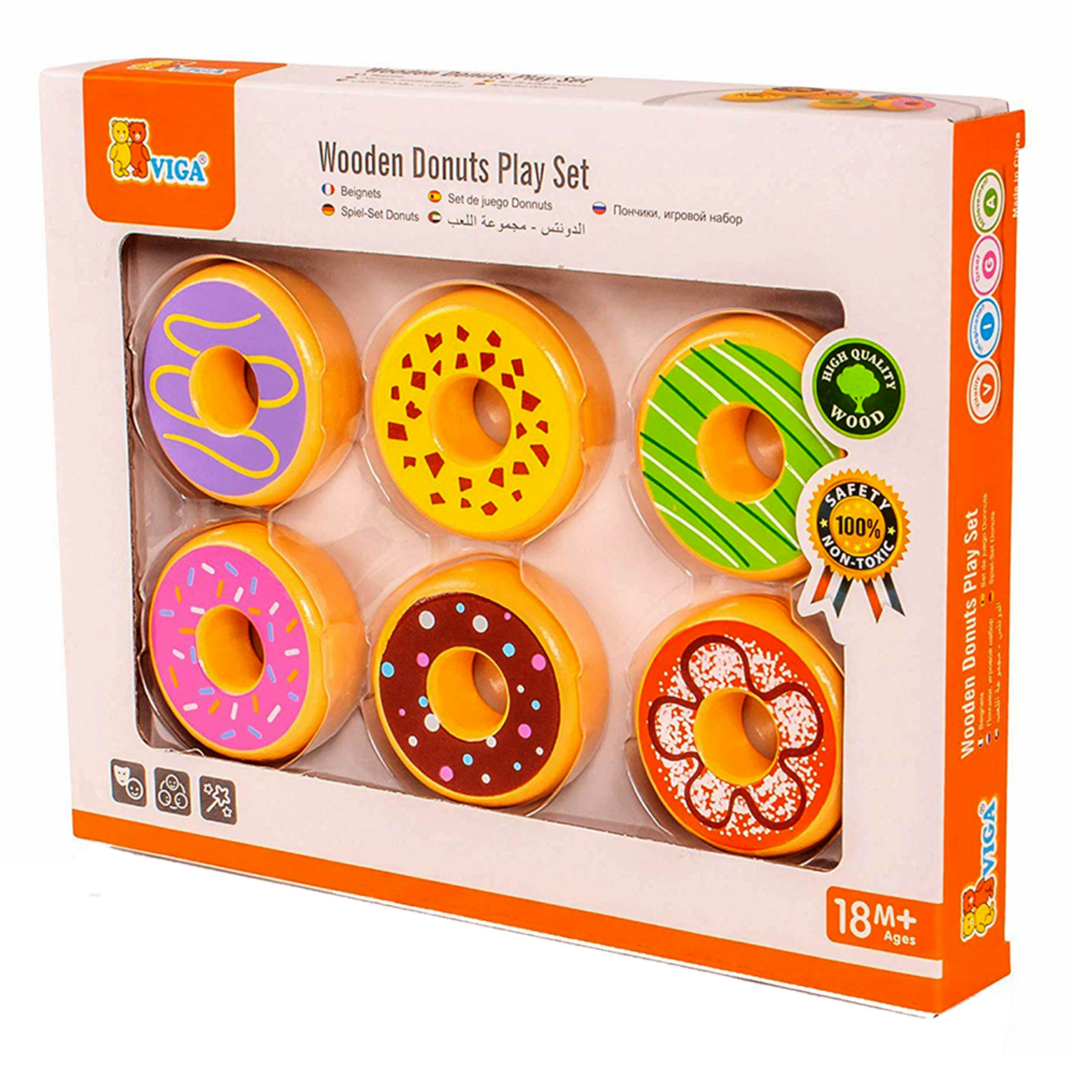 VIGA Donuts Play Set
