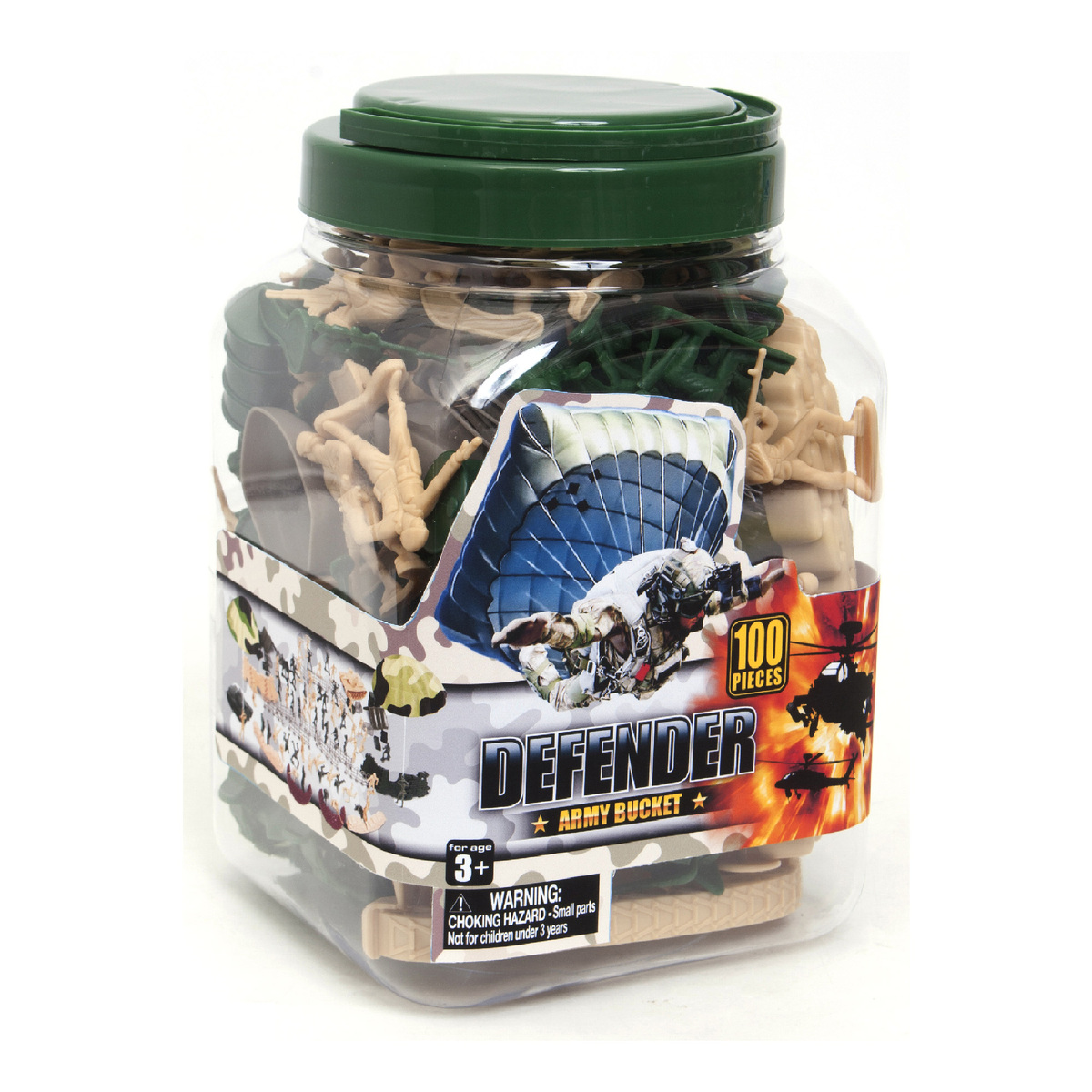 BOLEY Army Bucket 100pcs (75099) BOLEY Army Bucket 100pcs (75099)