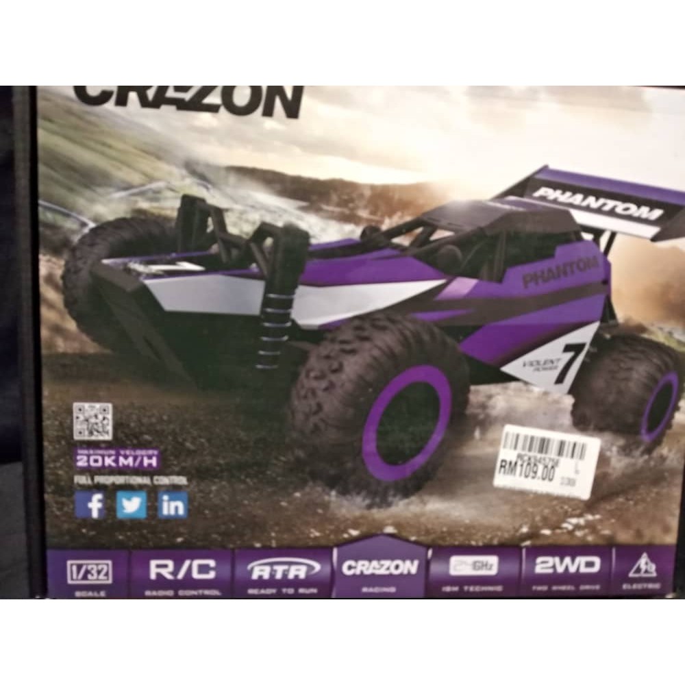 CRAZON 1:18 2WD Racing Car with light