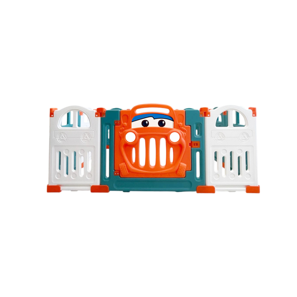Foldable playpen
10 Simple Panel, 1 Game panel, 1 door