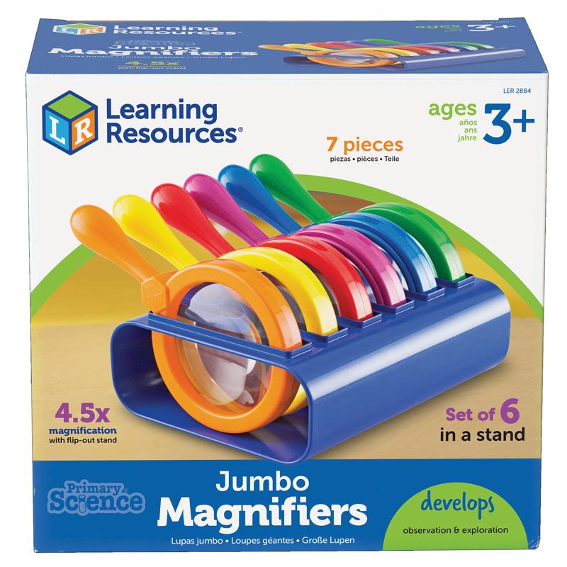 Primary Science Jumbo Magnifiers (Set of 6)