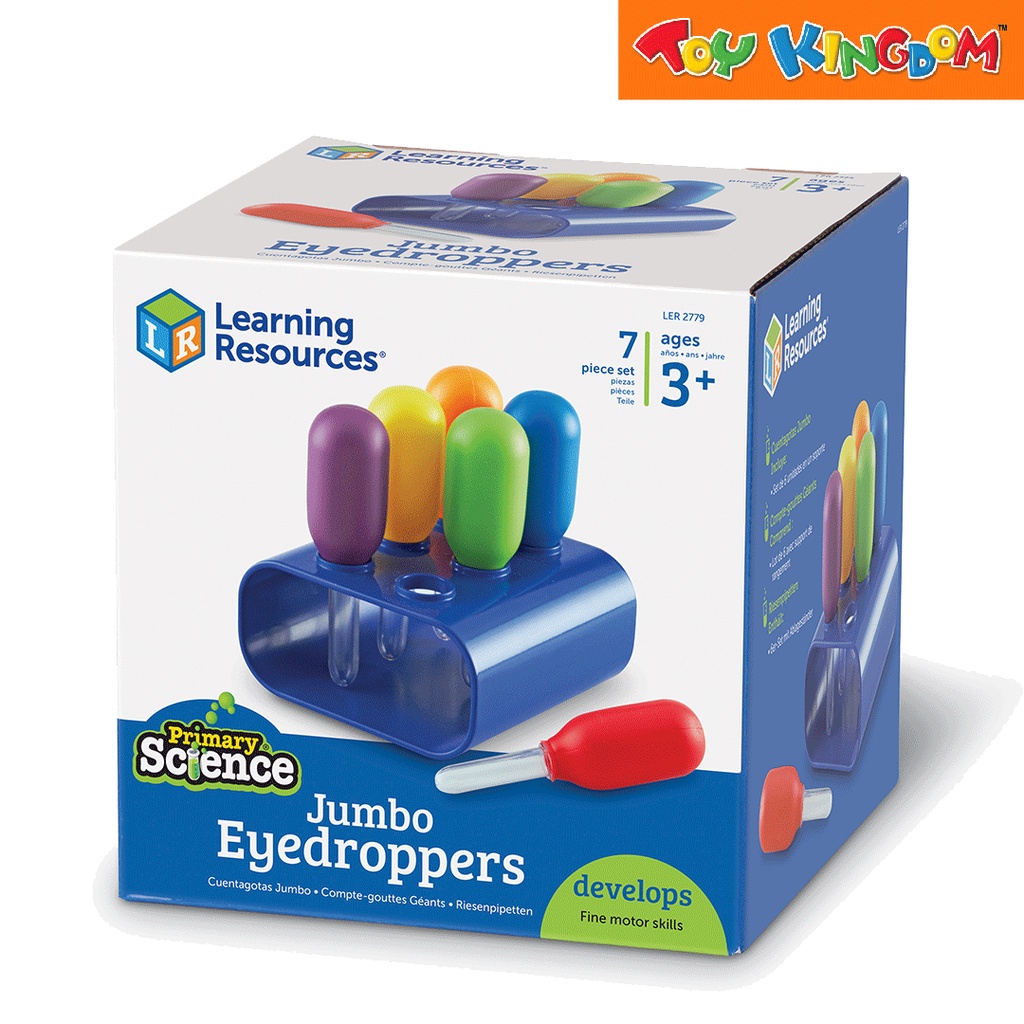 Primary Science Jumbo Eyedroppers with Stand