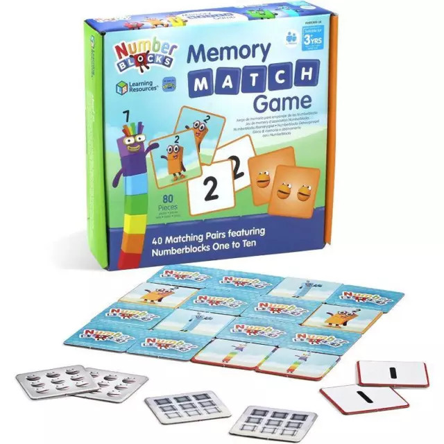 Numberblocks Memory Match Game Numberblocks Memory Match Game