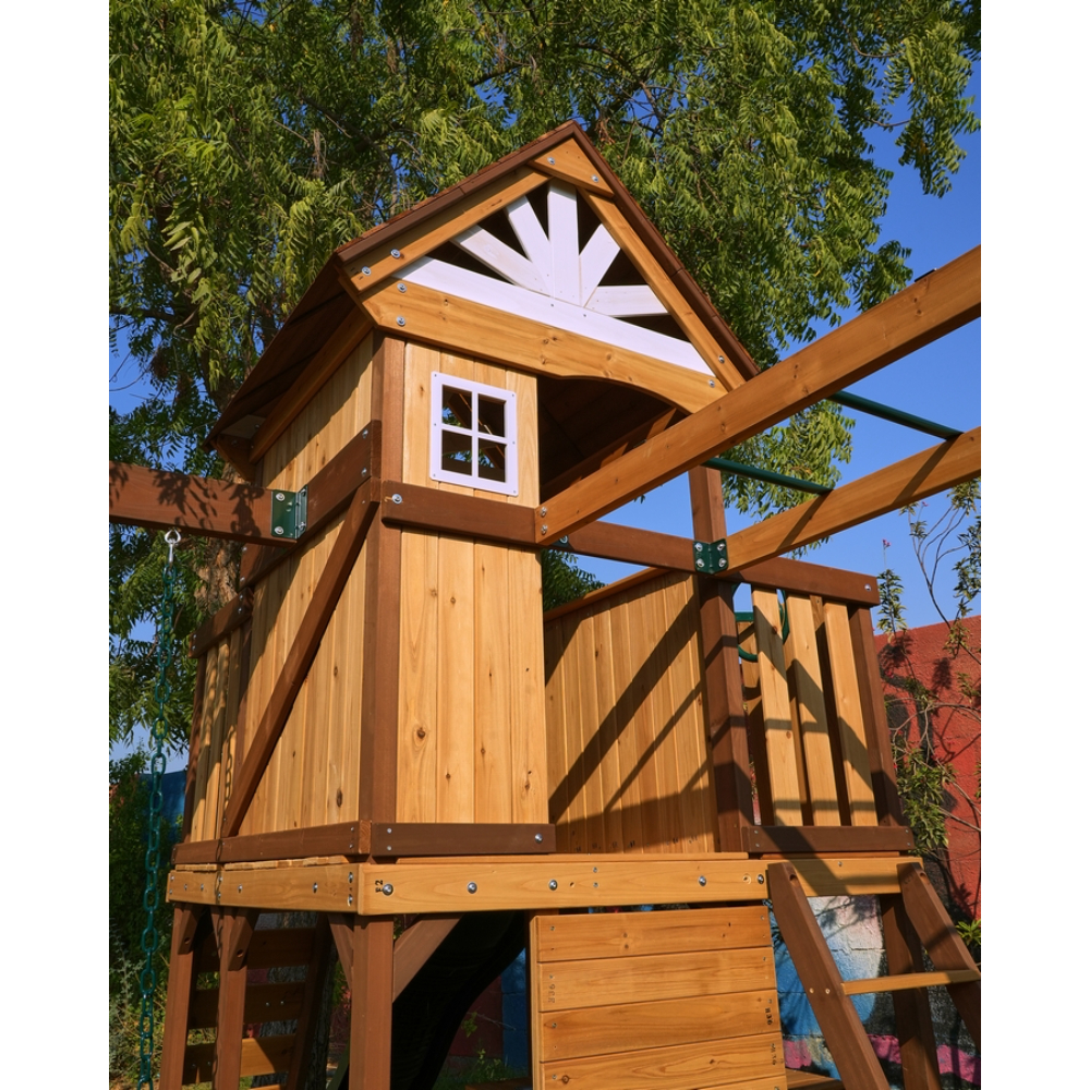 Dynamic Sports Arabian Ibex Wooden Swing Set