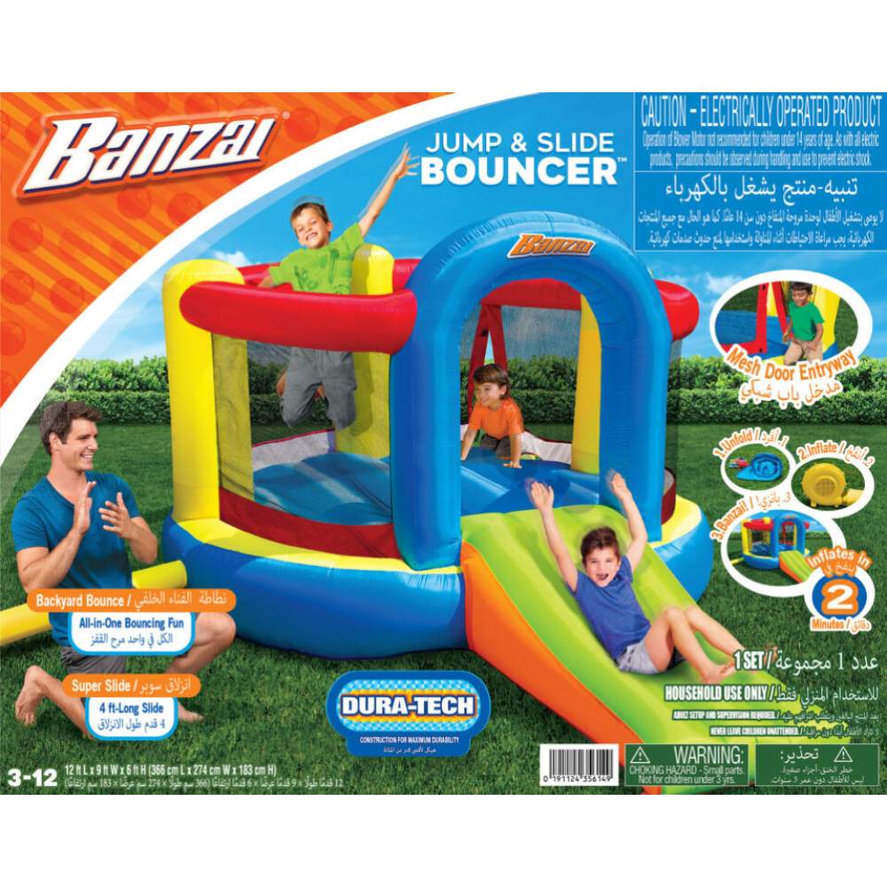 BZ JUMP & SLIDE BOUNCER