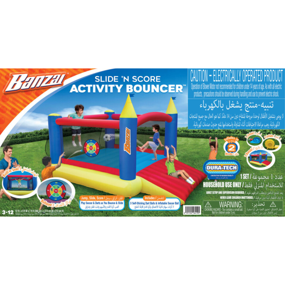 BZ SLIDE & SCORE ACTIVITY BOUNCER