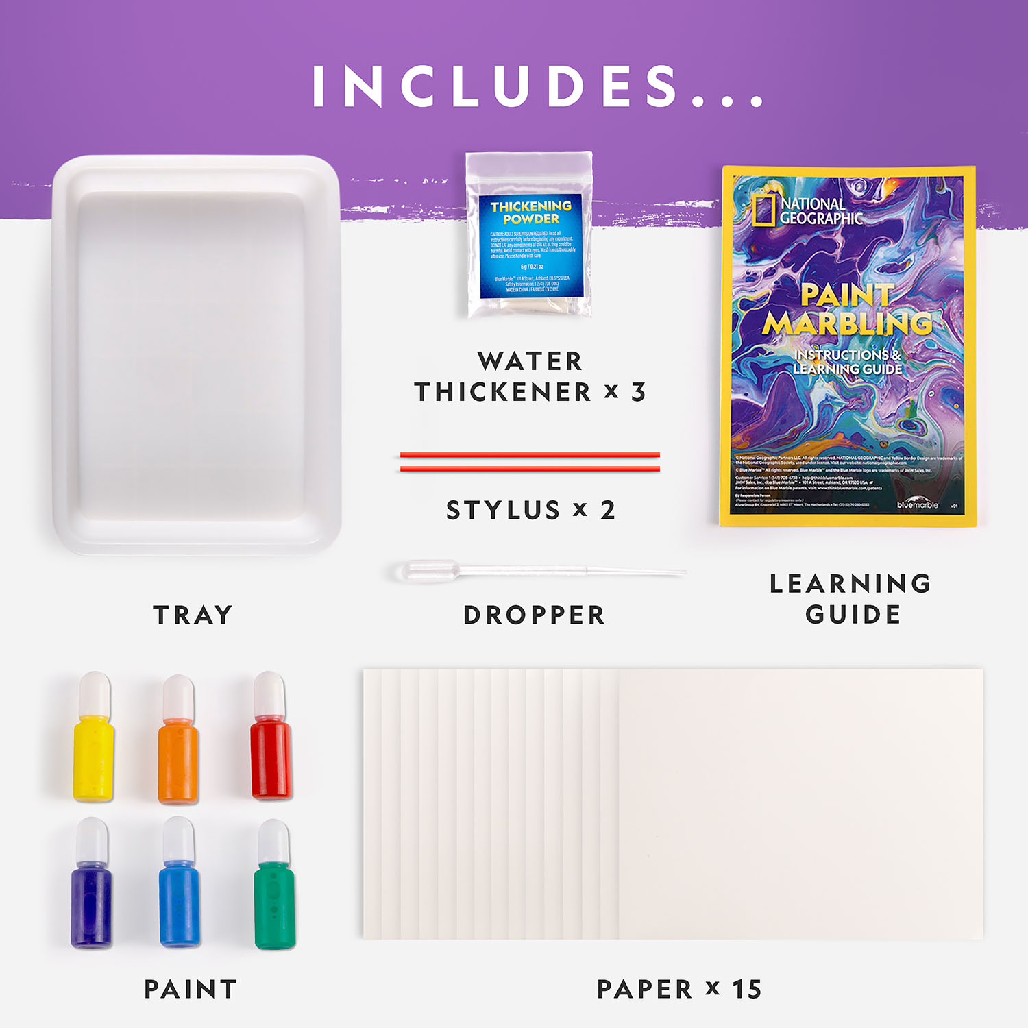 NG PAINT MARBLING CRAFT KIT