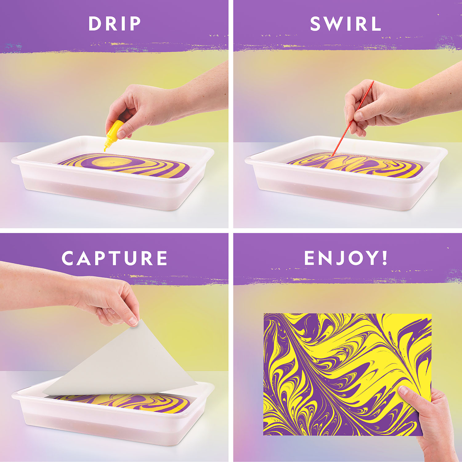 NG PAINT MARBLING CRAFT KIT