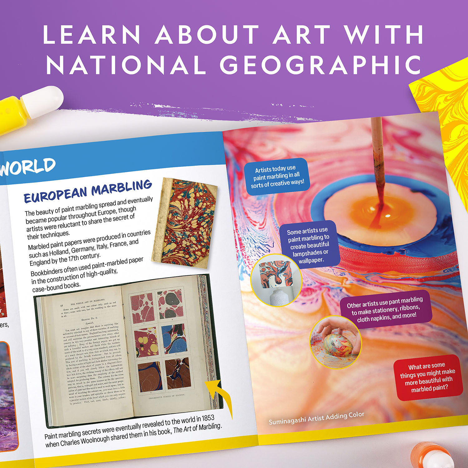 NG PAINT MARBLING CRAFT KIT