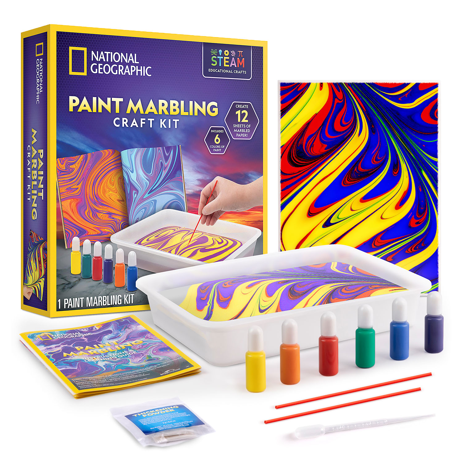 NG PAINT MARBLING CRAFT KIT