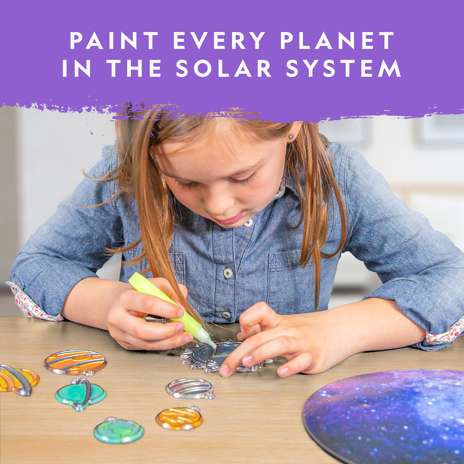 NG STAINED GLASS SOLAR SYSTEM CRAFT KIT