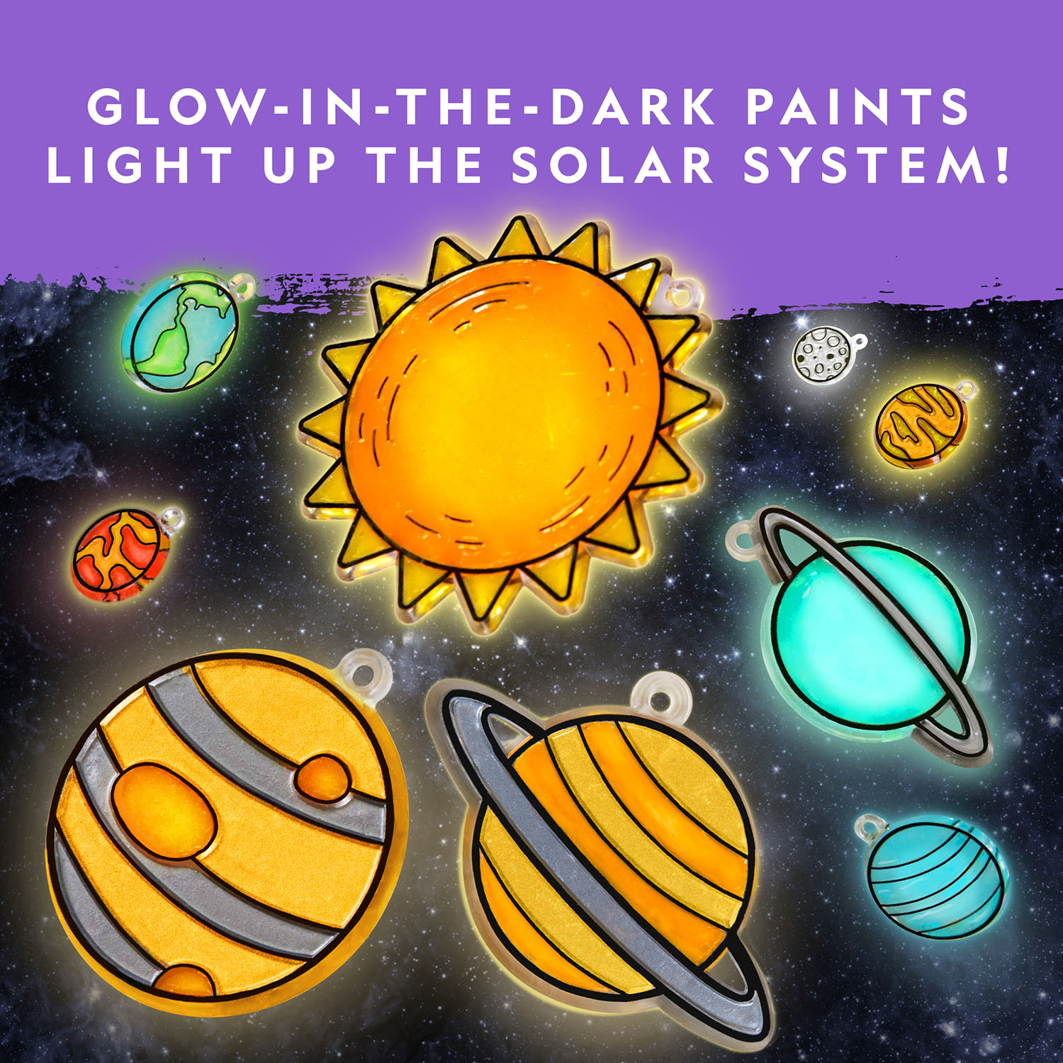 NG STAINED GLASS SOLAR SYSTEM CRAFT KIT