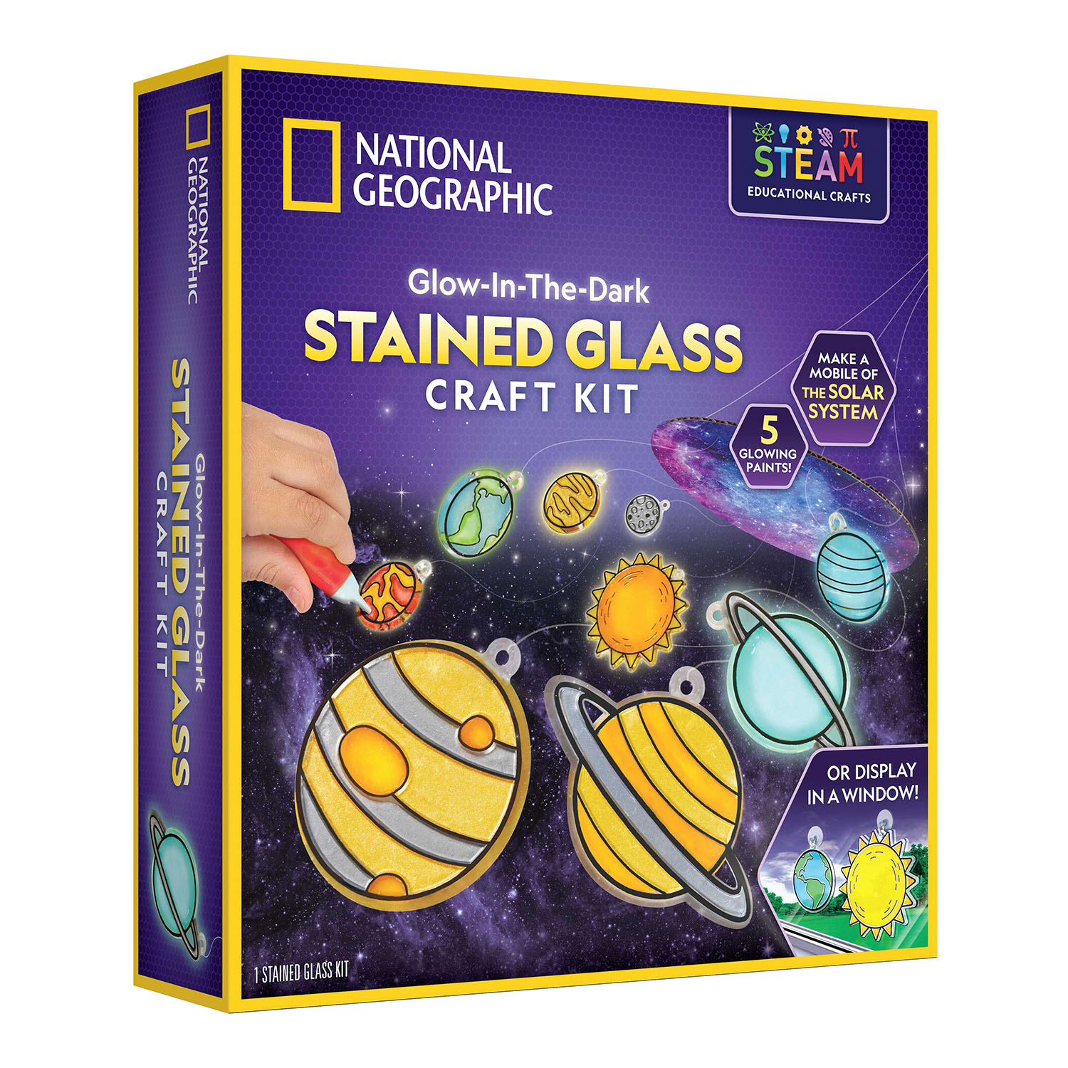 NG STAINED GLASS SOLAR SYSTEM CRAFT KIT