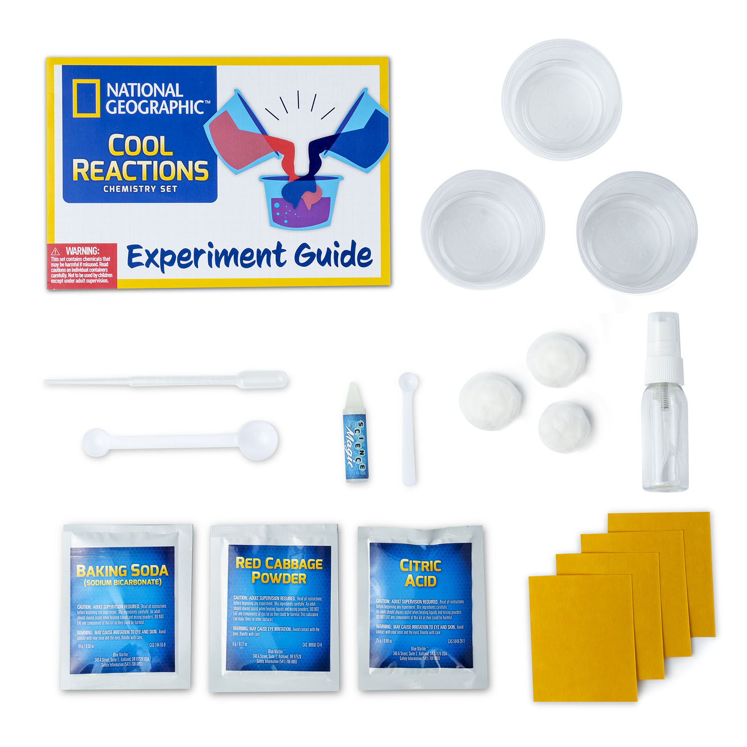 NG COOL REACTIONS CHEMESTRY KIT