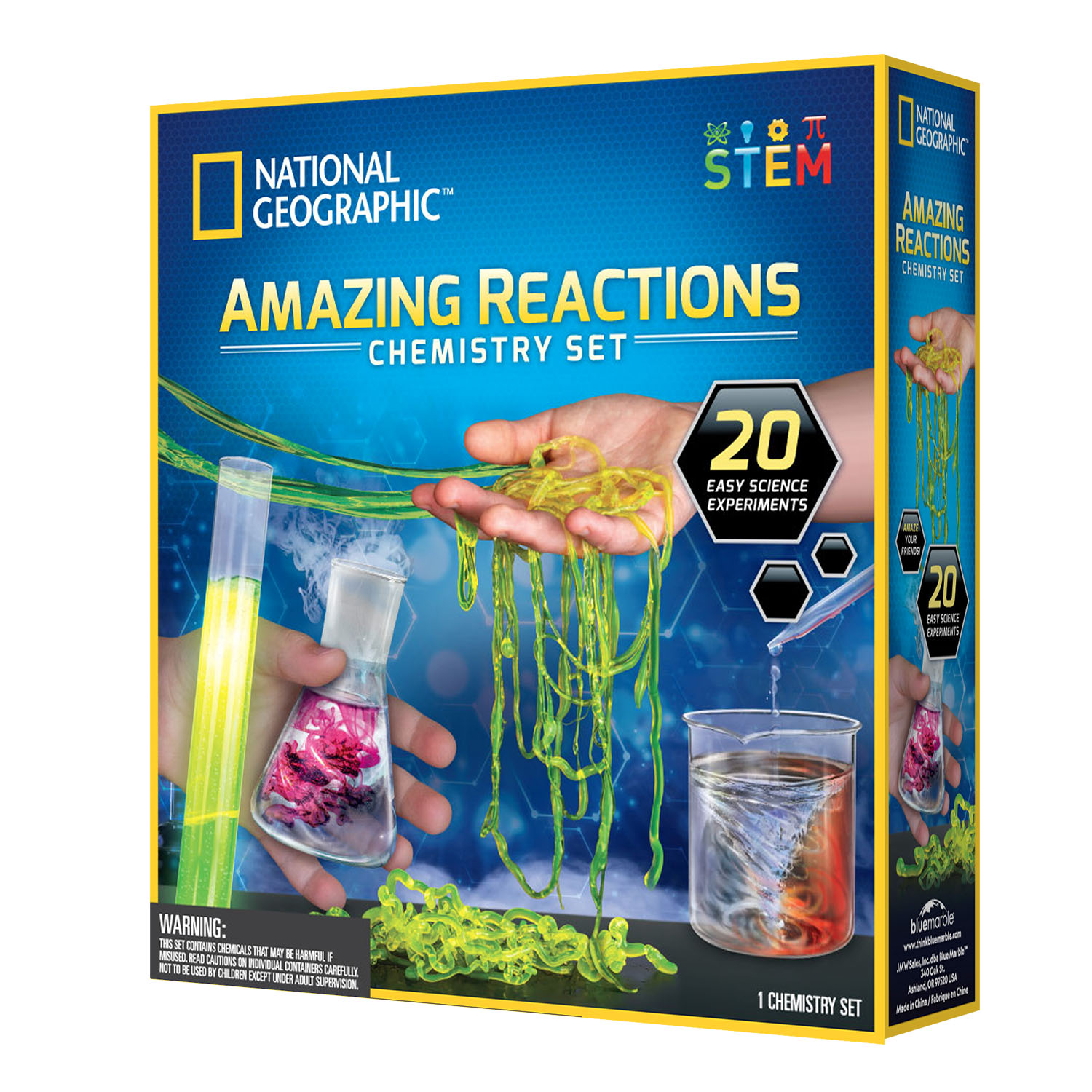 NG AMAZING REACTIONS CHEMESTRY SET NG AMAZING REACTIONS CHEMESTRY SET