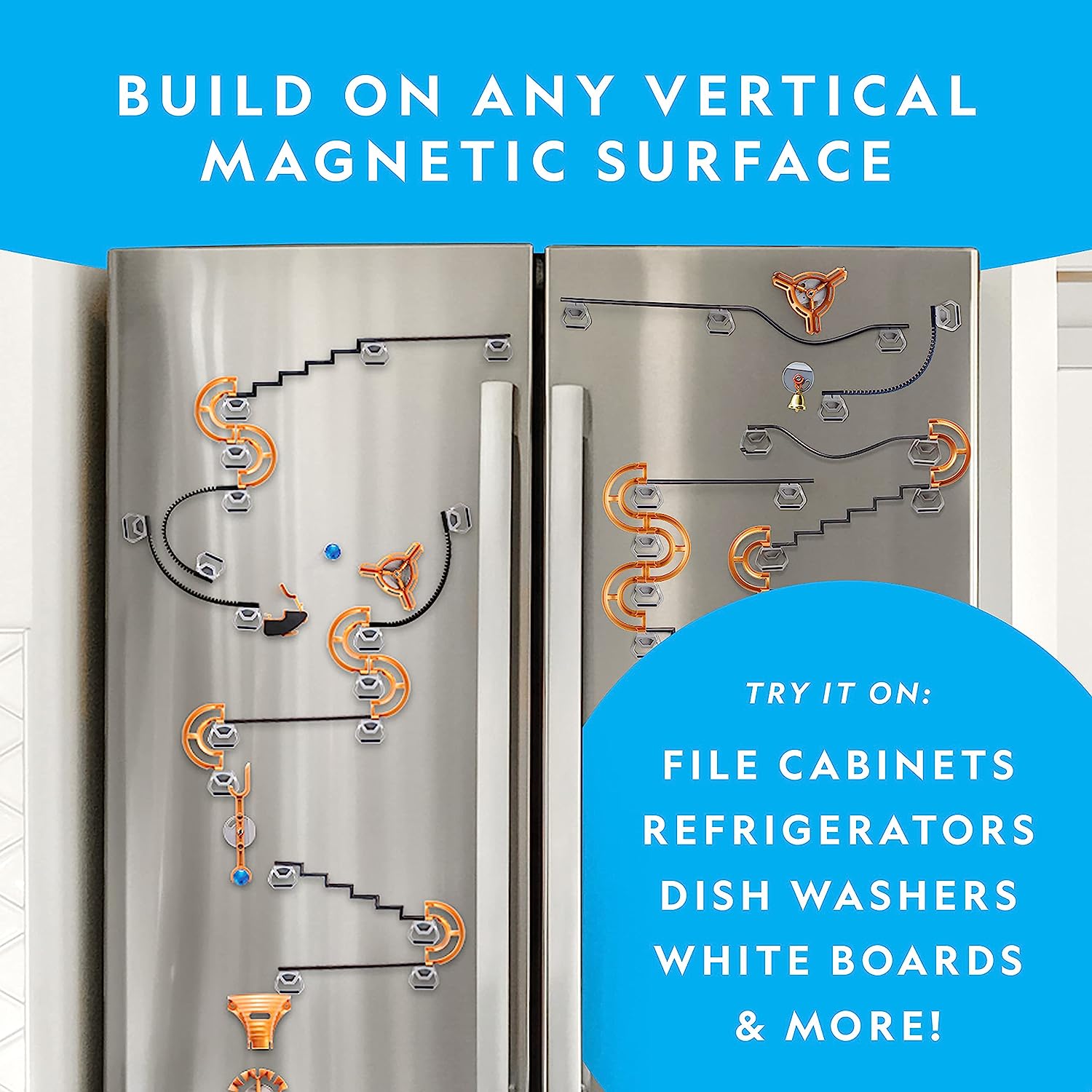 NG MAGNETIC MARBLE RUN - 75 PIECES