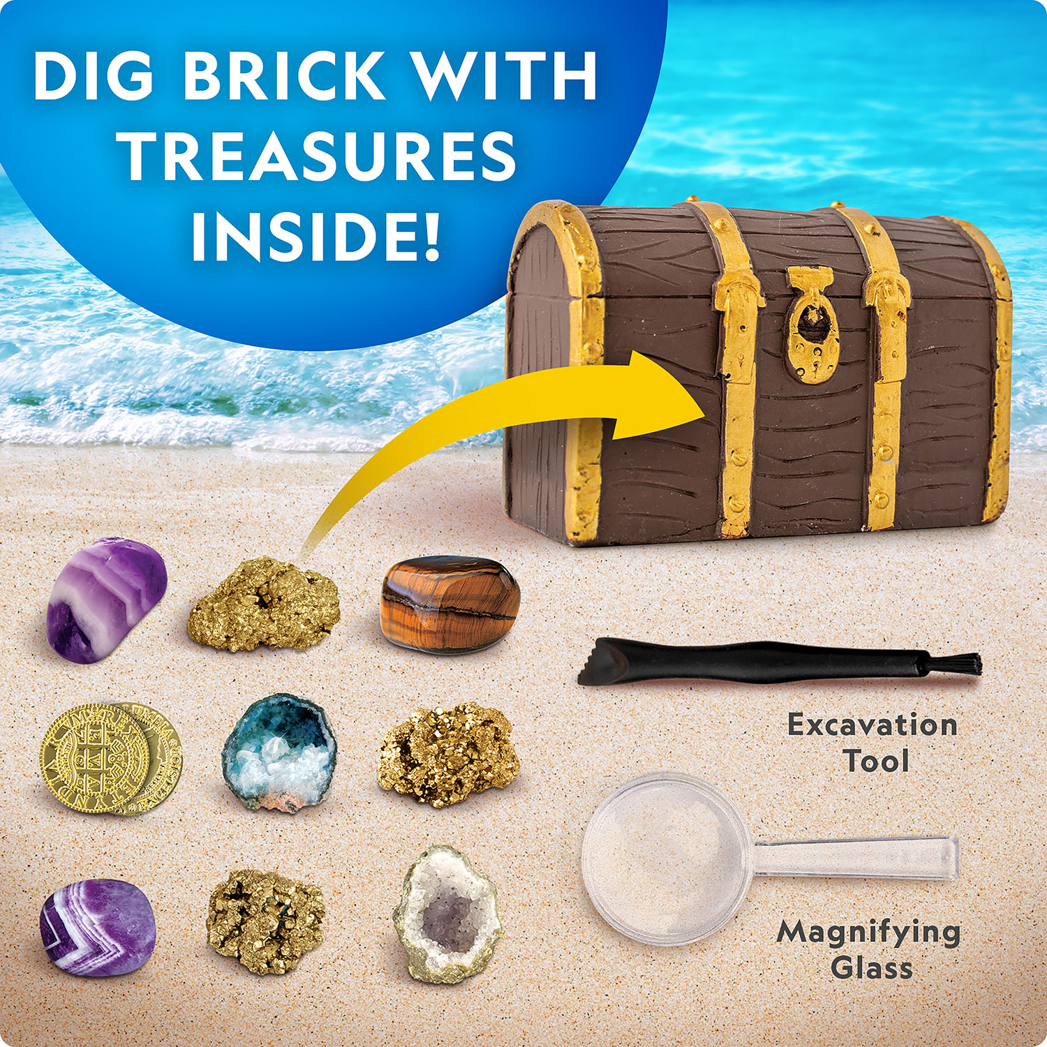 NG PIRATE TREASURE DIG KIT