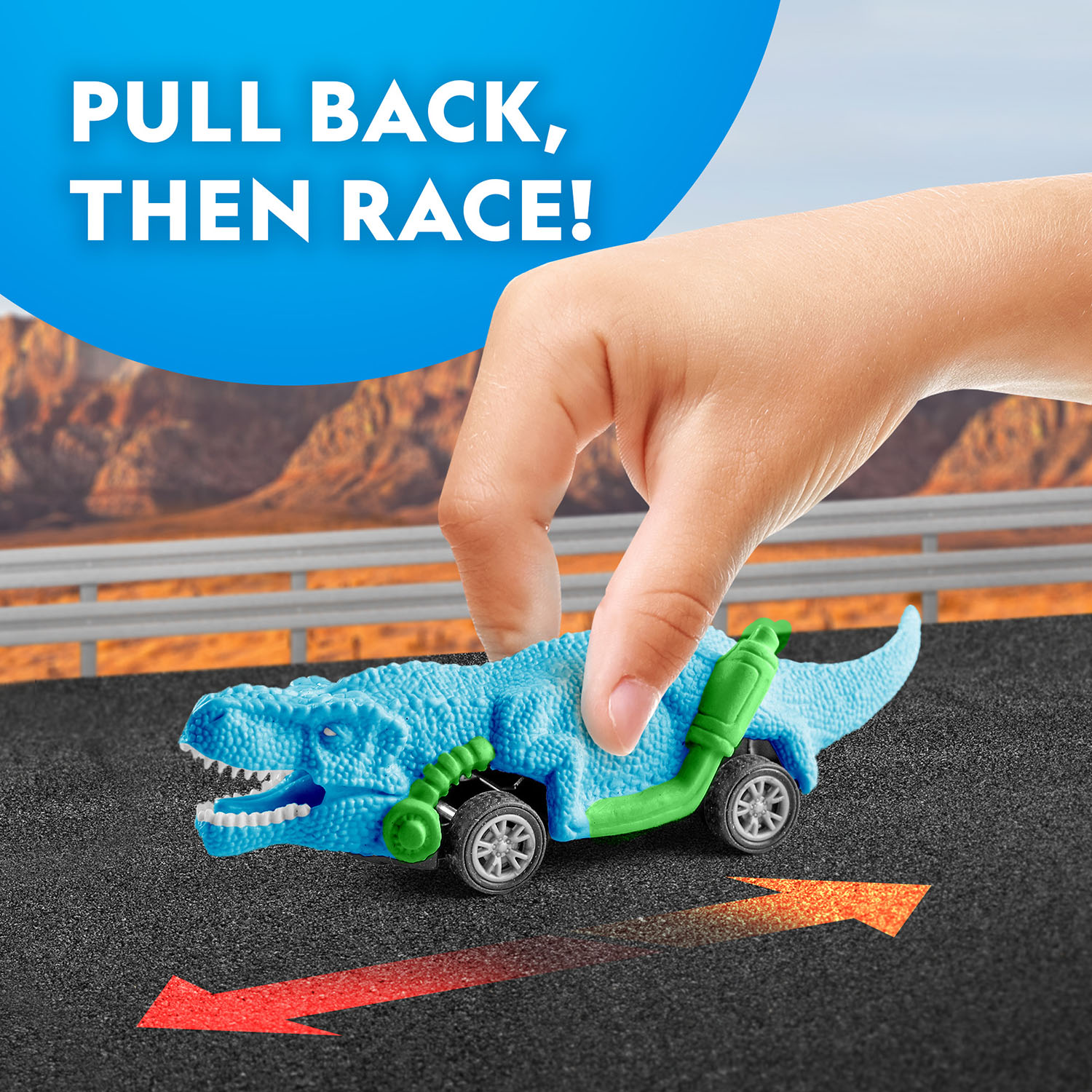 NG PAINT YOUR OWN DINO RACE CARS