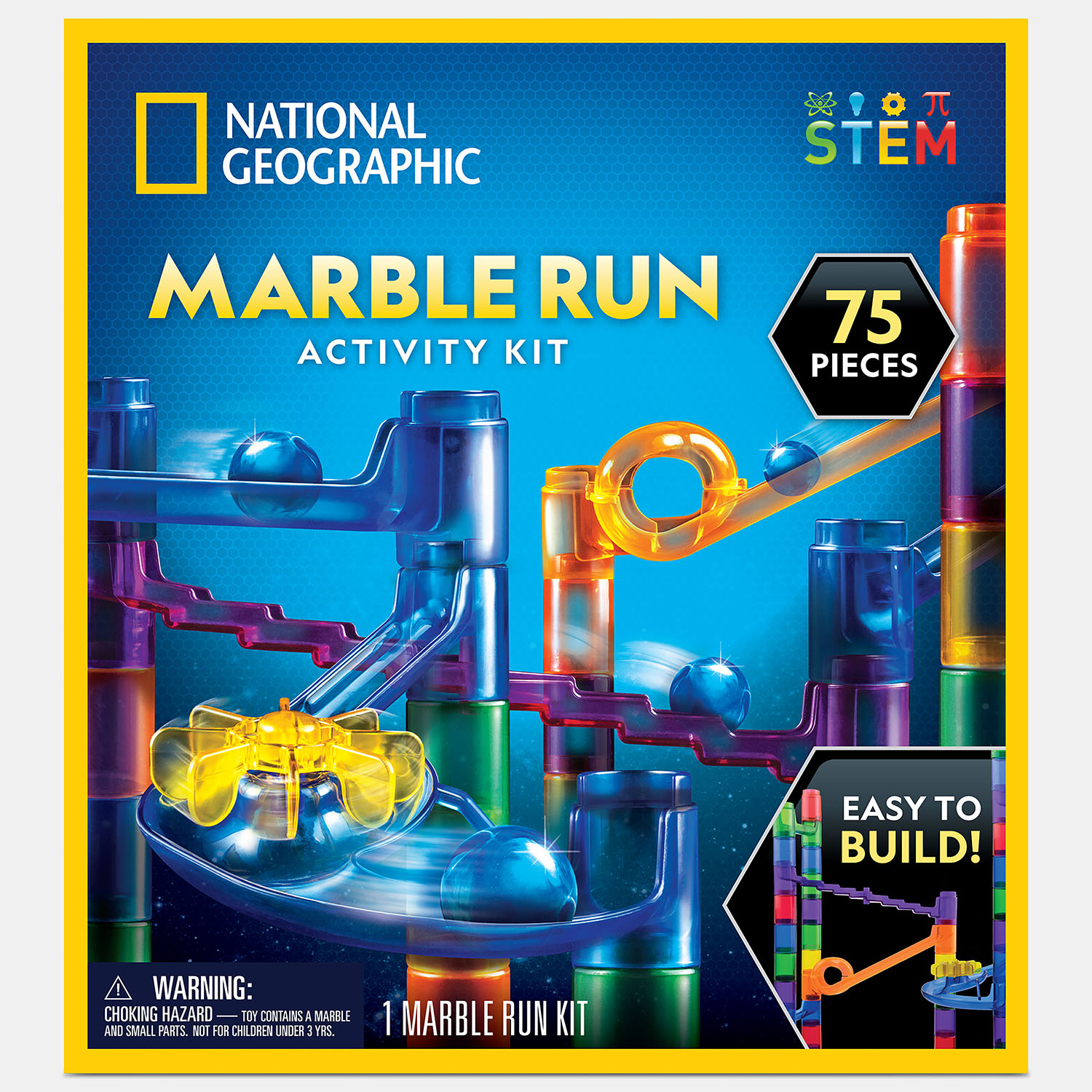 NG MOTORIZED MARBLE RUN -75 PIECE SET