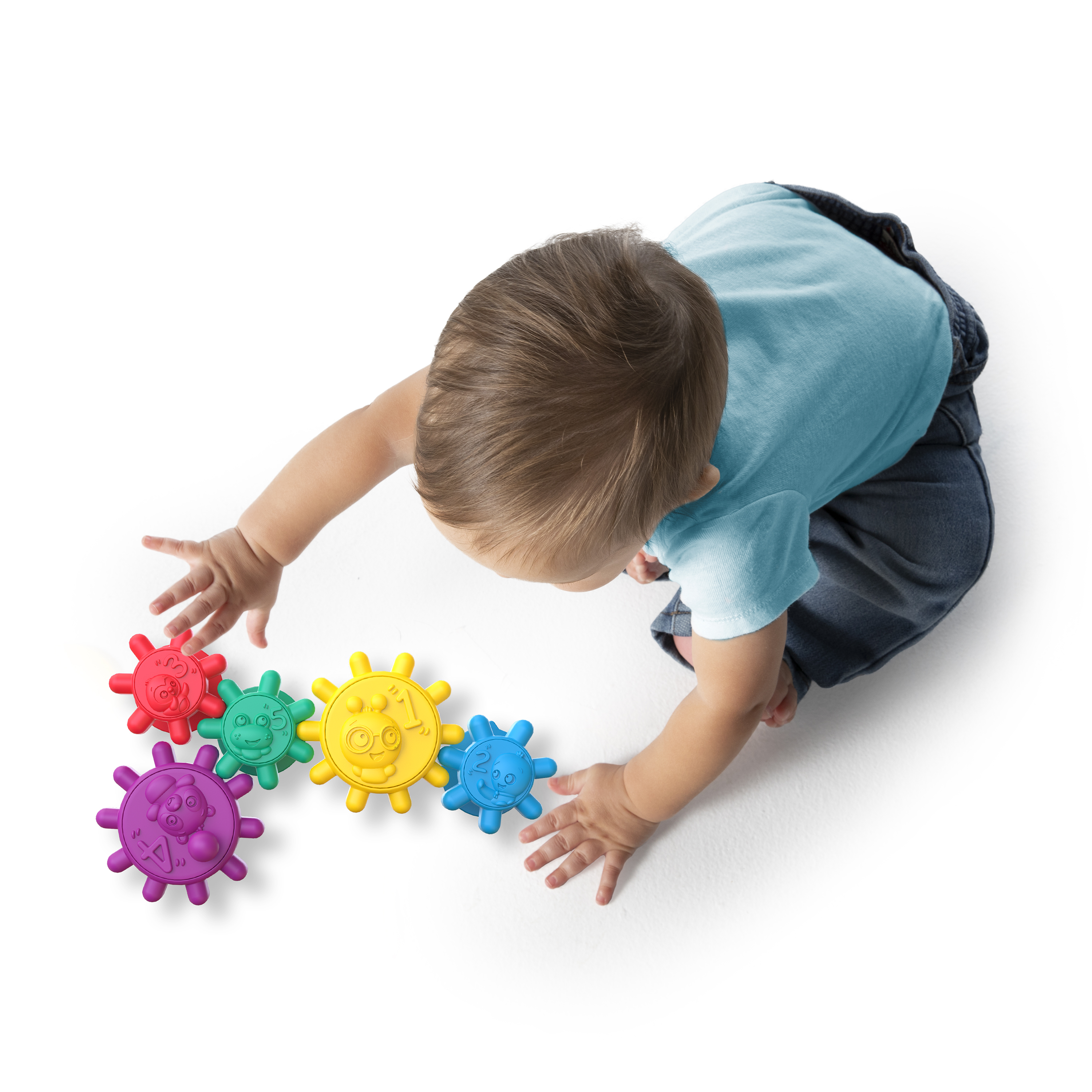 BABY EINSTEIN GEARS OF DISCOVERY SUCTION-CUP GEARS